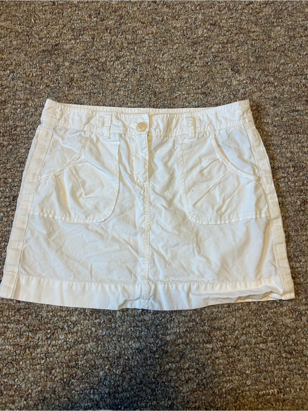 J.Crew Weathered Chino Classic Twill Mini Skirt